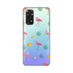 Silikonska maska / futrola print ultra tanka za Xiaomi Redmi Note 11/Redmi Note 11s Flamingos.