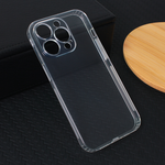 Torbica Silikonska maska / futrola ultra tanka with pluggy za iPhone 14 Pro providna.