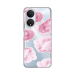 Silikonska maska / futrola print ultra tanka za Huawei Honor X7 Pink Clouds.