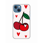 Silikonska maska / futrola print za iPhone 13 Cherry.