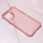 Maska / futrola Carbon Crystal za iPhone 14 Pro Max 6.7 pink.