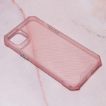 Maska / futrola Carbon Crystal za iPhone 14 Plus pink.