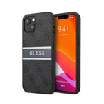 Maska / futrola Guess Stripe za iPhone 13 siva (GUHCP13M4GDGR).