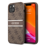 Maska / futrola Guess Stripe za iPhone 13 braon (GUHCP13M4GDBR).