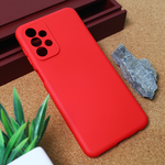 Silikonska maska / futrola Teracell Giulietta za Samsung A235 Galaxy A23 mat crvena.