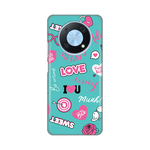 Silikonska maska / futrola print za Huawei nova Y90 Love.