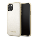 Maska / futrola Guess Hc PC Iridescent Leather za iPhone 11 Pro zlatna (GUHCN58IGLGO).