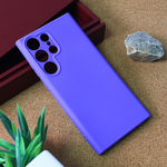 Silikonska maska / futrola Teracell Giulietta za Samsung Galaxy S23 Ultra mat ljubicasta.