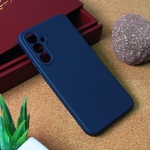 Silikonska maska / futrola Teracell Giulietta za Samsung A546B Galaxy A54 5G mat tamno plava.
