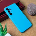 Silikonska maska / futrola Teracell Giulietta za Samsung A546B Galaxy A54 5G mat svetlo plava.