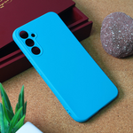 Silikonska maska / futrola Teracell Giulietta za Samsung Galaxy A34 5G 5G mat svetlo plava.