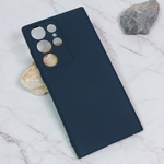 Maska / futrola Nano Silikon za Samsung Galaxy S23 Ultra tamno plava.