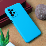 Silikonska maska / futrola Teracell Giulietta za Samsung A235 Galaxy A23 mat svetlo plava.