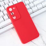 Maska / futrola Silikon Pro Camera za Samsung S916 Galaxy S23 Plus crvena.