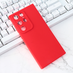 Maska / futrola Silikon Pro Camera za Samsung S918 Galaxy S23 Ultra crvena.