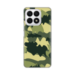 Silikonska maska / futrola print ultra tanka za Huawei Honor X8a Army.