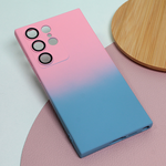 Maska / futrola Rainbow Spring za Samsung Galaxy S23 Ultra roze plava.