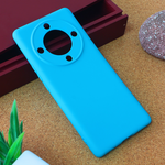 Silikonska maska / futrola Teracell Giulietta za Huawei Honor Magic 5 Lite mat svetlo plava.