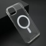 Maska / futrola STANDARD MagSafe za iPhone 15 Plus (6.7)providna (bela) (MS).