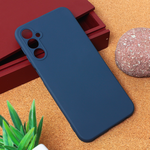 Silikonska maska / futrola Teracell Giulietta za Samsung A245 Galaxy A24 4G mat tamno plava.