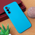 Silikonska maska / futrola Teracell Giulietta za Samsung A245 Galaxy A24 4G mat svetlo plava.