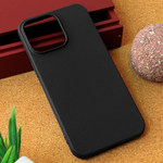 Silikonska maska / futrola Teracell Giulietta za iPhone 15 Pro Max 6.7 mat crna.