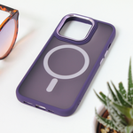 Maska / futrola Magsafe colorful za iPhone 15 Pro 6.1 ljubicasta.