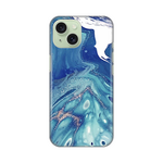 Silikonska maska / futrola print za iPhone 15 Blue Marble.