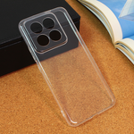 Torbica Silikonska maska / futrola ultra tanka za Xiaomi 14 Pro providna.