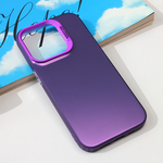 Maska / futrola providna za iPhone 15 Pro 6.1 ljubicasta.
