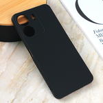 Silikonska maska / futrola Teracell Giulietta za Xiaomi Redmi 13C mat crna.