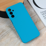 Silikonska maska / futrola Teracell Giulietta za Samsung A156 Galaxy A15 5G mat svetlo plava.