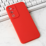 Maska / futrola Silikon Pro Camera za Samsung A556 Galaxy A55 5G crvena.
