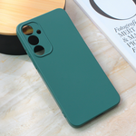 Silikonska maska / futrola Teracell Giulietta za Samsung A556 Galaxy A55 5G mat zelena.