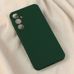 Maska / futrola Teracell Soft Velvet za Samsung A556 Galaxy A55 5G tamno zelena.