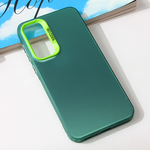 Maska / futrola providna za Samsung A356 Galaxy A35 5G 5G zelena.