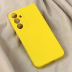 Maska / futrola Teracell Soft Velvet za Samsung A556 Galaxy A55 5G zuta.