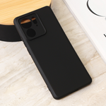 Silikonska maska / futrola Teracell Giulietta za Motorola Edge 40 mat crna.