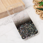 Silikonska maska / futrola Glitter za Samsung A145R/A146B Galaxy A14 4G/5G crna.