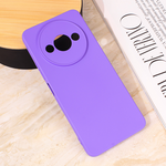 Silikonska maska / futrola Teracell Giulietta za Xiaomi Redmi A3 mat ljubicasta.