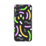 Silikonska maska / futrola print za Samsung A546B Galaxy A54 5G Happy Lines gray.