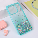 Maska / futrola Frame Glitter za Xiaomi Redmi Note 13 4G mint.