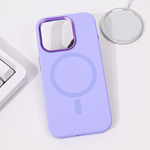 Maska / futrola Magsafe Pure Plus za iPhone 15 Pro 6.1 ljubicasta.