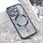 Maska / futrola Magsafe Lux za iPhone 15 Pro 6.1 plava.