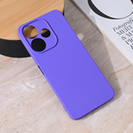 Silikonska maska / futrola Teracell Giulietta za Xiaomi Redmi 13 mat ljubicasta.