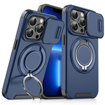 Maska / futrola CamShield Ring stand za iPhone 13 Pro plava.