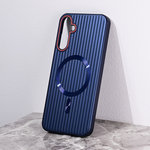 Maska / futrola Magsafe Stripe za Samsung A356 Galaxy A35 5G 5G plava.