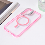 Maska / futrola Magsafe providna za Samsung S926B Galaxy S24 Plus pink.