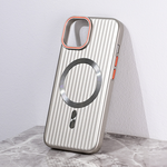 Maska / futrola Magsafe Stripe za iPhone 14 siva.