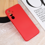 Silikonska maska / futrola Teracell Giulietta za Samsung A165F Galaxy A16 mat crvena.
